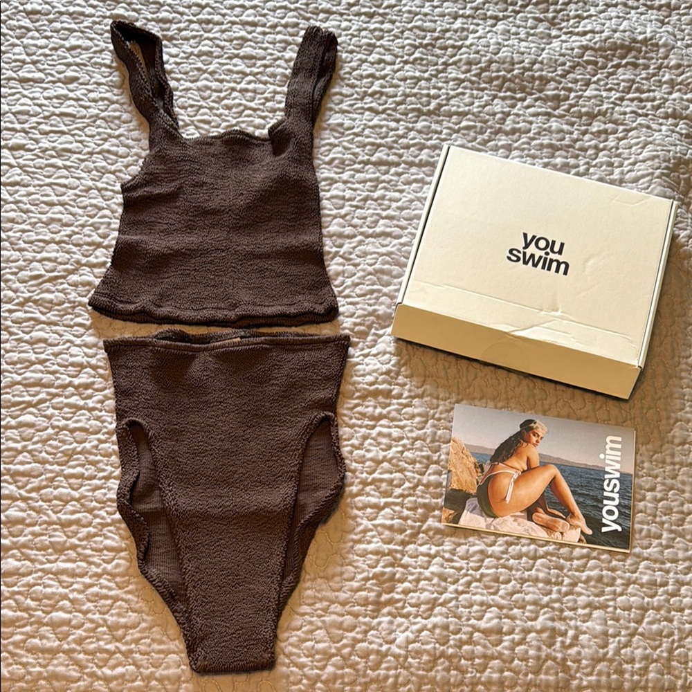 You Swim Brown Verve Bikini Set (Stretch 1)